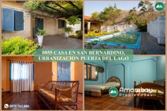 0855 CASA EN SAN BERNARDINO, URBANIZACIÓN PUERTA DEL LAGO