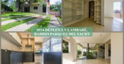 0054 DUPLEX EN LAMBARE, BARRIO PARQUES DEL YACHT