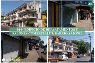 0144 EDIFICIO DE SALONES, OFICINAS Y DPTOS. EN BARRIO SAJONIA