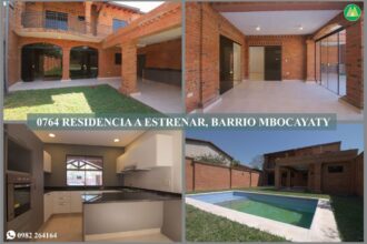 0764 RESIDENCIA A ESTRENAR, BARRIO MBOCAYATY