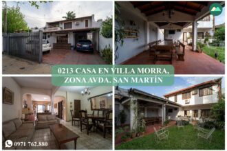 0213 CASA EN VILLA MORRA, ZONA AVDA. SAN MARTÍN