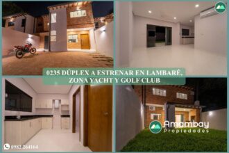 0235 DÚPLEX A ESTRENAR EN LAMBARÉ, ZONA YACHT Y GOLF CLUB