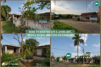 0106 TERRENO EN LAMBARÉ, ZONA AVDA. BRUNO GUGGIARI