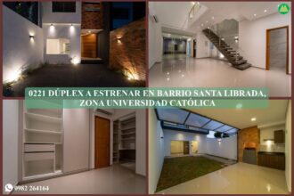 0221 DUPLEX A ESTRENAR, BARRIO SANTA LIBRADA