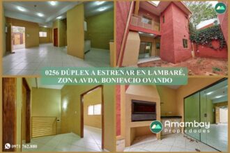 0256 DÚPLEX A ESTRENAR EN LAMBARÉ, ZONA AVDA. BONIFACIO OVANDO