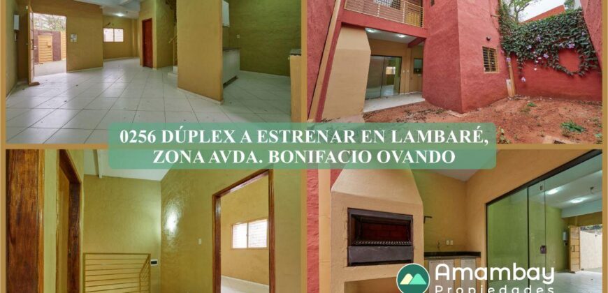 0256 DÚPLEX A ESTRENAR EN LAMBARÉ, ZONA AVDA. BONIFACIO OVANDO