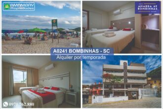 A0241 DEPARTAMENTO EN BOMBINHAS – ALQUILER POR TEMPORADA 