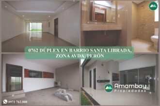 0762 DÚPLEX EN BARRIO SANTA LIBRADA, ZONA AVDA. PERÓN