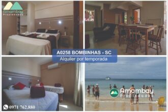 A0258 DEPARTAMENTO EN BOMBINHAS – ALQUILER POR TEMPORADA