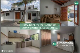 0336 DÚPLEX EN LAMBARÉ, ZONA CARRETERA DE LÓPEZ