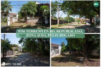 0356 TERRENO EN ASUNCIÓN, BARRIO REPUBLICANO