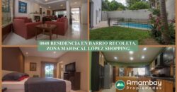 0848 RESIDENCIA EN BARRIO RECOLETA