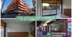 A0292 ALQUILO SALÓN COMERCIAL EN EL CENTRO DE ASUNCIÓN