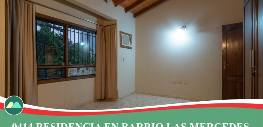 0414 RESIDENCIA EN BARRIO LAS MERCEDES, ZONA AVDA. ESPAÑA