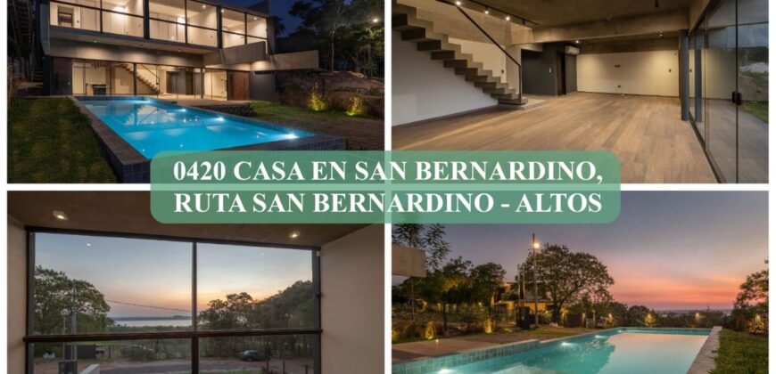 0420 CASA EN SAN BERNARDINO, RUTA SAN BERNARDINO-ALTOS