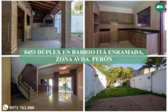 0453 DÚPLEX EN BARRIO ITA ENRAMADA, ZONA AVDA. PERÓN