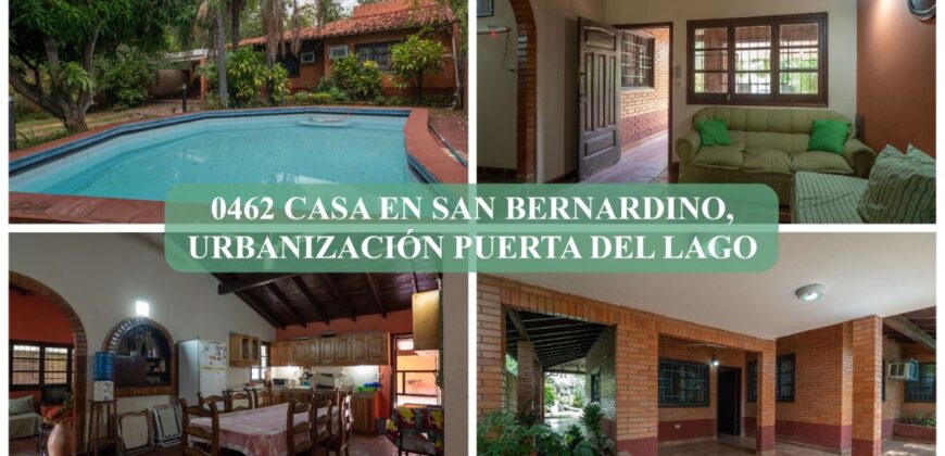 0462 CASA EN SAN BERNARDINO, URBANIZACIÓN PUERTA DEL LAGO