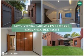 0467 VIVIENDA PAREADA EN LAMBARÉ, ZONA AVDA. DEL YACHT