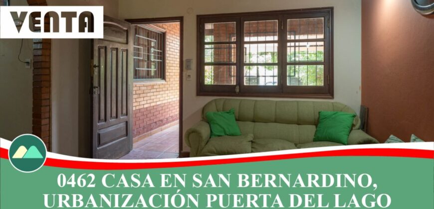 0462 CASA EN SAN BERNARDINO, URBANIZACIÓN PUERTA DEL LAGO