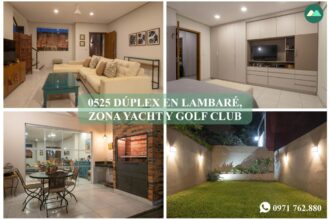 0525 DUPLEX EN LAMBARÉ, ZONA YACHT Y GOLF CLUB