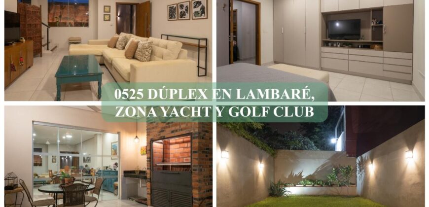 0525 DUPLEX EN LAMBARÉ, ZONA YACHT Y GOLF CLUB