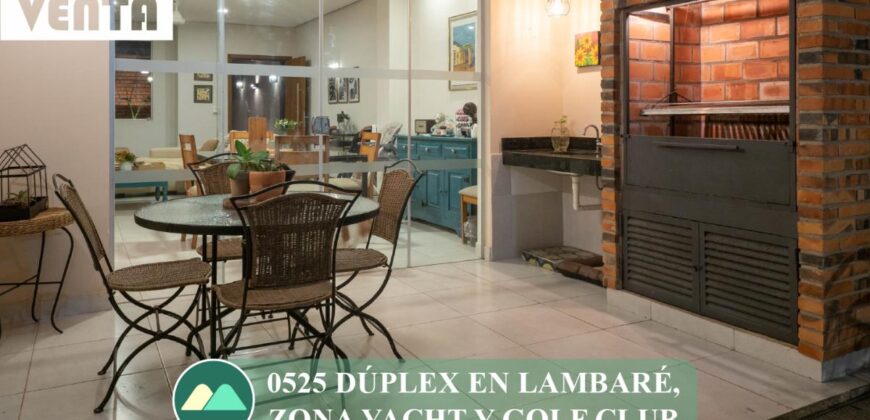 0525 DUPLEX EN LAMBARÉ, ZONA YACHT Y GOLF CLUB