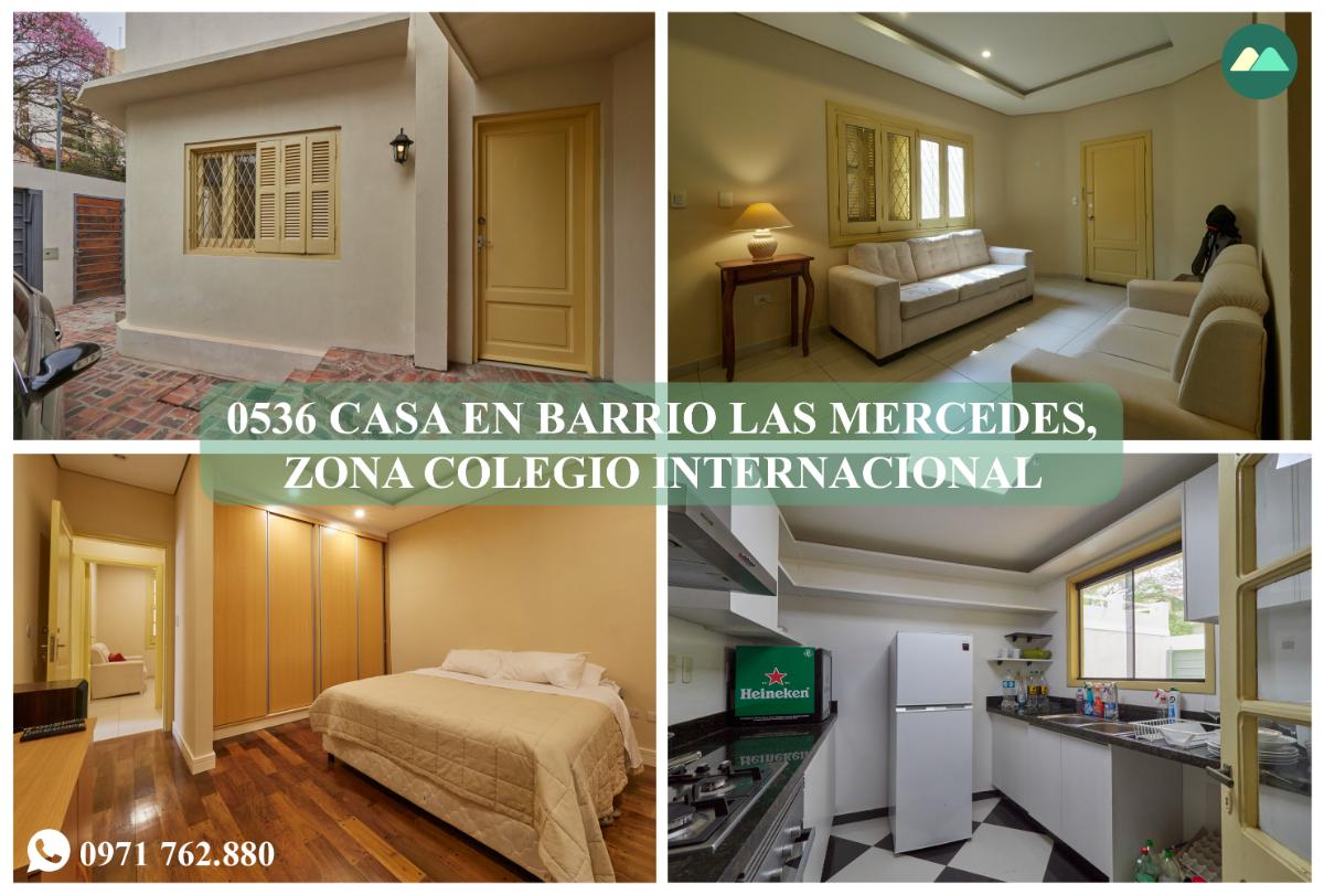 0536 CASA EN BARRIO LAS MERCEDES, ZONA COLEGIO INTERNACIONAL