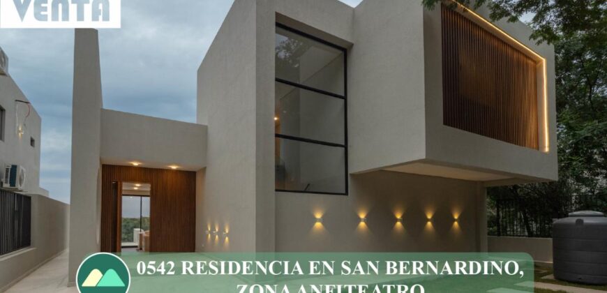 0542 RESIDENCIA EN SAN BERNARDINO, ZONA ANFITEATRO