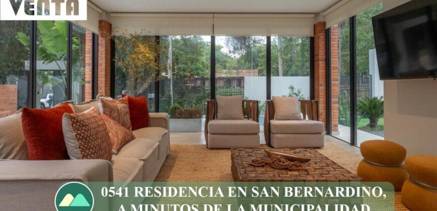 0541 RESIDENCIA EN SAN BERNARDINO, ZONA AVDA. GUILLERMO NAUMANN