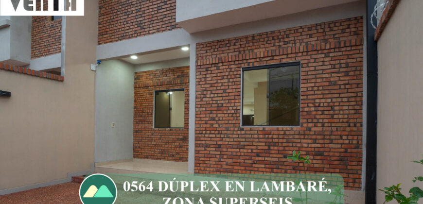 0564 DÚPLEX EN LAMBARÉ, ZONA SUPERSEIS