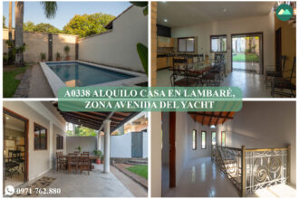 A0338 ALQUILO CASA EN LAMBARÉ, ZONA YACHT Y GOLF CLUB